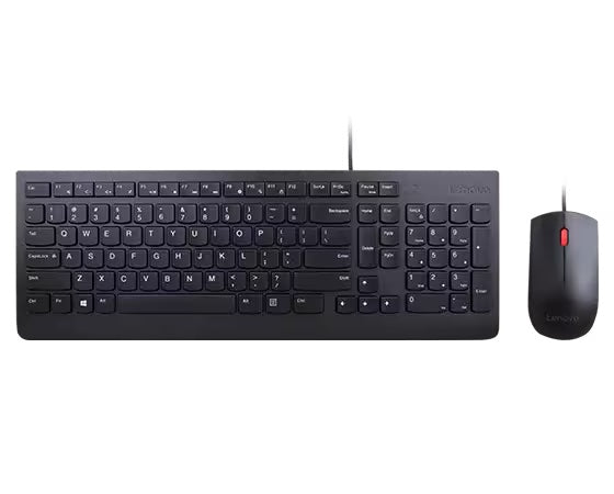 Duo Lenovo Clavier AZERTY et Souris Filaires USB